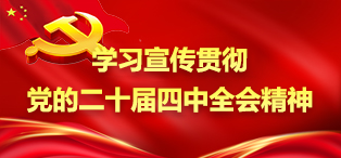 学习宣传贯彻党的二十届四中全会精神